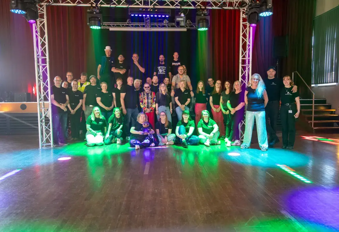 Das Team der Veranstaltung - 70 Jahre Rosselanos: Abschluss-Party