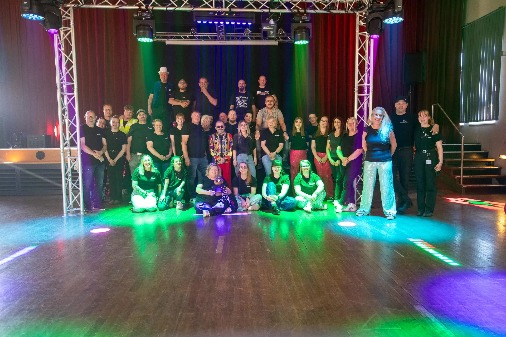 Das Team der Veranstaltung - 70 Jahre Rosselanos: Abschluss-Party