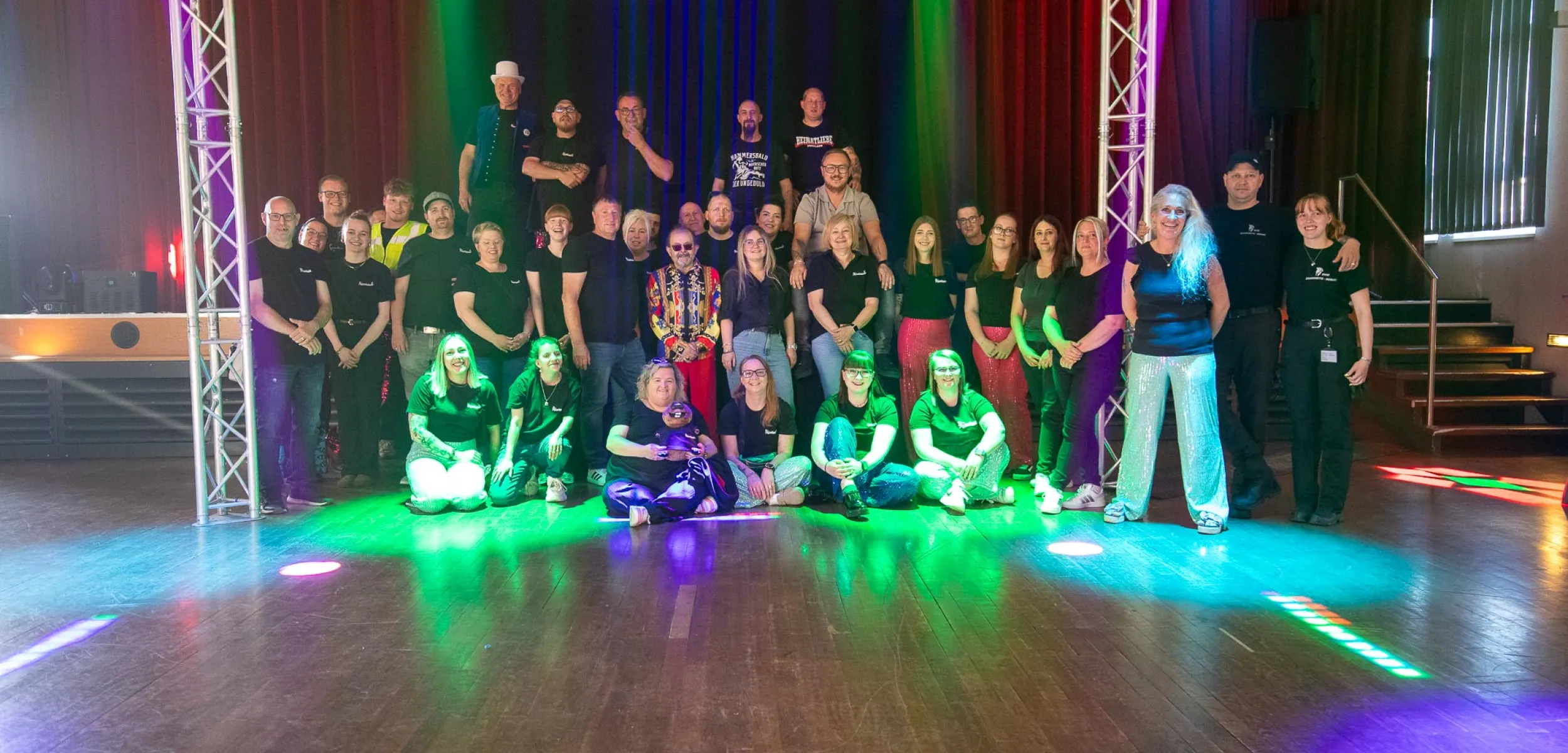 Das Team der Veranstaltung - 70 Jahre Rosselanos: Abschluss-Party